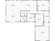 Floor plan showcasing a 3-bedroom, 2-bathroom home with a garage and laundry room at 2129 Lime Tree Dr, Edgewater, FL 32141