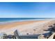 Steps down to sandy beach with ocean view at 2700 Ocean Shore Blvd # 317, Ormond Beach, FL 32176