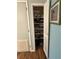 Shelved closet with ample storage space for linens and clothes at 115 Cypress Pond Rd, Port Orange, FL 32128