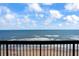Balcony offering stunning ocean and beach views at 1513 Ocean Shore Blvd # 2B, Ormond Beach, FL 32176