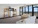 Spacious living room with ocean view and comfy seating at 1513 Ocean Shore Blvd # 2B, Ormond Beach, FL 32176