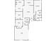 Floor plan showing a spacious layout with primary bedroom and enclosed patio at 189 Perfect Dr, Daytona Beach, FL 32124