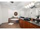 Spa-like bathroom with soaking tub, walk-in shower and double vanity at 1925 S Atlantic Ave # 706, Daytona Beach, FL 32118