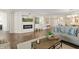 Relaxing living room with fireplace and ocean view at 1925 S Atlantic Ave # 706, Daytona Beach, FL 32118