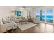 Light and airy living room with ocean view at 1925 S Atlantic Ave # 706, Daytona Beach, FL 32118