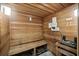 Clean and relaxing sauna with wooden interior at 1925 S Atlantic Ave # 706, Daytona Beach, FL 32118