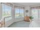 Bright bedroom with big windows, light-colored carpet, and a great view at 3 Oceans West Blvd # 4A5, Daytona Beach Shores, FL 32118
