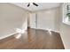 Bedroom with hardwood floors and double door closet at 3070 Grand Ave, Deland, FL 32720