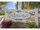 Community entrance sign for The Highlands in Deland at 340 Southern Winds Blvd, Deland, FL 32720