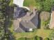 Bird's eye view of the house highlighting its layout and roofline at 376 Hampton Hills Ct, Debary, FL 32713
