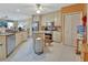 Updated kitchen, featuring stainless steel appliances and granite island at 376 Hampton Hills Ct, Debary, FL 32713