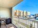 Balcony overlooking the ocean and street at 3800 S Atlantic Ave # 4080, Daytona Beach, FL 32118
