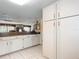White kitchen cabinets and granite countertops at 3800 S Atlantic Ave # 4080, Daytona Beach, FL 32118