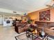 Spacious living area with comfortable seating and a view of the kitchen at 3800 S Atlantic Ave # 4080, Daytona Beach, FL 32118
