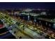 Night view of streetscape and waterways at 404 S Beach St # 240 701, Daytona Beach, FL 32114