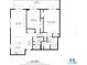 Floor plan showing a 1108 sq ft condo with 2 bedrooms and 2 baths at 404 S Beach St # 240 701, Daytona Beach, FL 32114