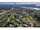 Aerial view highlighting a home's desirable location near Ponce Inlet at 420 S Willow Ave, Port Orange, FL 32127