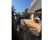 Patio with brick pavers and storage shed at 444 S Deerwood Ave, Orlando, FL 32825