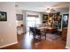 Bright living room with hardwood floors and large windows at 45 Palmetto Dr, Debary, FL 32713