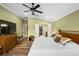 Spacious main bedroom with walk-in closet at 524 Quail Hill Dr, Debary, FL 32713