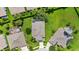 Bird's eye view of the house and surrounding properties at 5423 Swordfern Ct, Port Orange, FL 32128