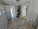 Functional laundry room with HVAC unit and storage at 610 Division St, Daytona Beach, FL 32114