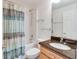Clean bathroom, granite countertop, and updated fixtures at 981 Wilmington Dr, Deltona, FL 32725