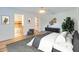 Large bedroom with wood-look floors and stylish decor at 981 Wilmington Dr, Deltona, FL 32725
