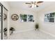 Spacious bedroom with mirrored closet and marble floors at 118 N Sunland Dr, Sanford, FL 32773