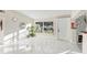 Living room featuring marble floors and a view to the front yard at 118 N Sunland Dr, Sanford, FL 32773