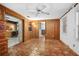 Bright sunroom featuring a hexagonal tile floor at 139 Floridana Rd, Debary, FL 32713