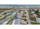 Aerial view of the home near the beach at 15 Longfellow Cir, Ormond Beach, FL 32176