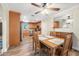 Kitchen boasts wood cabinets, stainless steel appliances, and granite countertops at 15 Longfellow Cir, Ormond Beach, FL 32176