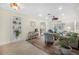 Spacious living room with hardwood floors and built-in shelves at 15 Longfellow Cir, Ormond Beach, FL 32176