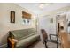 Home office featuring a futon and a workspace at 15 Longfellow Cir, Ormond Beach, FL 32176