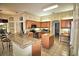 Kitchen with granite countertops and stainless steel appliances at 1525 E Silver Hammock, Deland, FL 32720