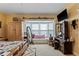 Spacious bedroom with a large window seat and a vanity area at 163 Laurelwood Ln, Ormond Beach, FL 32174