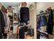 Large walk-in closet with ample shelving and hanging space at 163 Laurelwood Ln, Ormond Beach, FL 32174