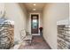 Inviting entryway with a bench and decorative accents at 167 Ancona Ave, Debary, FL 32713