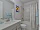 Bathroom with a tub/shower combo and modern vanity at 2423 Wild Turkey Creek Ln, Port Orange, FL 32128