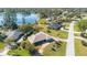 Aerial view of the house and neighborhood at 2501 Alton Rd, Deltona, FL 32738