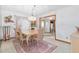 Formal dining room with chandelier and entryway view at 2501 Alton Rd, Deltona, FL 32738