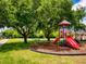 Community playground nestled amongst trees at 2911 Wild Pepper Ave, Deltona, FL 32725