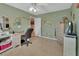 Charming bedroom with built-in desk and cheerful decor at 2994 Annez Way, Debary, FL 32713