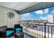 Relaxing balcony offering stunning ocean views at 3509 S Atlantic Ave # 301, New Smyrna Beach, FL 32169