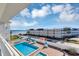 Oceanfront condo complex featuring a refreshing pool; steps to the beach at 3509 S Atlantic Ave # 301, New Smyrna Beach, FL 32169