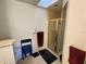 Simple bathroom with a large shower and a single vanity at 3566 Red Pontiac Dr, Port Orange, FL 32129