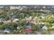 Aerial view showing home's location in residential neighborhood at 448 E Church St, Deland, FL 32724