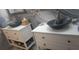 Modern bathroom with double vanity and updated fixtures at 487 Dawnview Sq, Port Orange, FL 32127