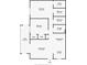 Two-bedroom condo floor plan with living room, kitchen, and deck at 689 Wellington Station Blvd # 41, Ormond Beach, FL 32174